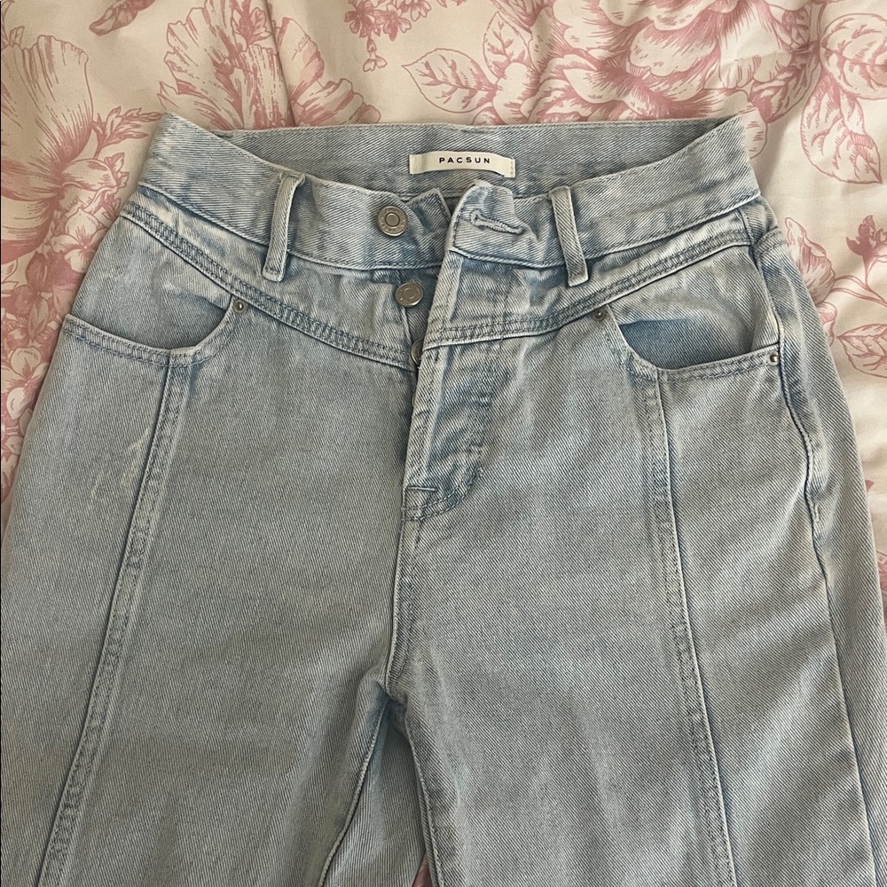 PacSun Pale Blue High-Rise Women's Jeans